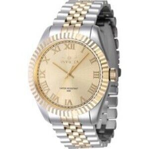 NWT Invicta 47404  Specialty | 3-Hand | Gold | Men's Watch